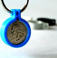 Quarter coin holder