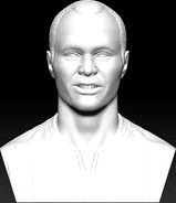 ANDRES INIESTA BUST 3D PRINT READY