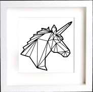 Customizable Origami Unicorn