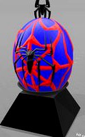 Piggy bank &quot;spiderman egg&quot;