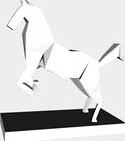 Horse low poly