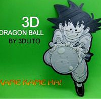 3D Drawing Son Goku (DRAGON BALL)