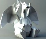 Charizard Low-Poly Pokemon