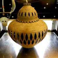 Wooden vase top