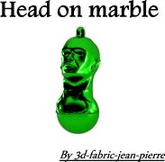 Head on Marble