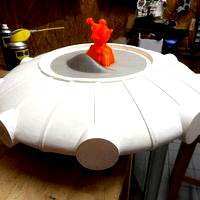 UFO - sliced model easy to print