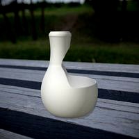 A bottle cup