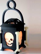 LED Skull Lantern