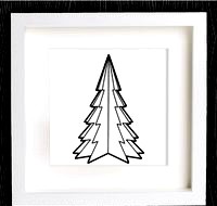 Customizable Origami Christmas Tree