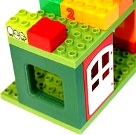 LEGO DUPLO - Compatible Brick Wall 6x1x5