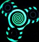 608 fidget dual colour Spiral Spinner