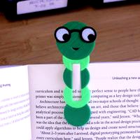 Muli-color Bookworm Bookmark