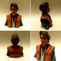 Marty McFly Game Character Bust
