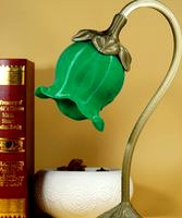 art nouveau lotus lamp