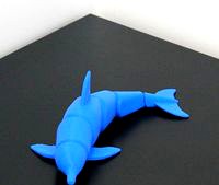 Articulated dolphin without support