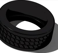 tire ( tyre ) 3d model for printing