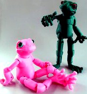 Froggy: the 3D printed ball-jointed frog doll