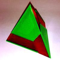 Pyramid Puzzle (Four-piece triangular pyramid)
