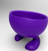 Flowerpot with feet
