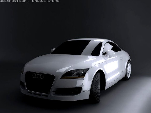 Audi tt 2008 3D Model