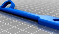 Simple filament guide, compatible with 3030 profiles - 3D Modular Systems