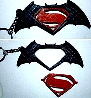 Batman V Superman Keychain