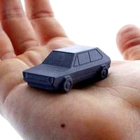 Volkswagen Golf GTI - Low Poly Miniature