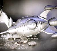 gCreate Rocket Ship Money Bank