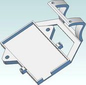 RAMPS 1.x Arduino mounting plate with 60mm integrated fan mount