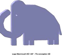 HO Mammoth Logo 1/87