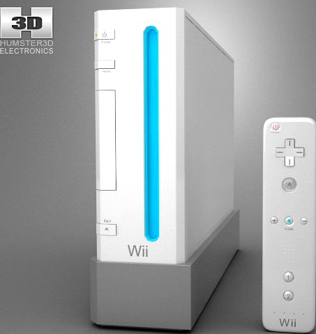 Nintendo Wii 3D Model