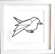 Customizable Origami Sparrow