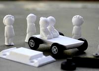 People and Car Miniatures