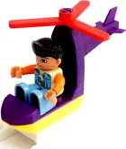 Duplo Compatible Mini Helicopter