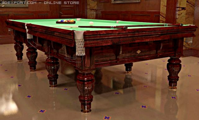 Biliard table 3D Model