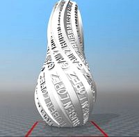 IBARAKEL RUBEN LOPEZ GAMEZ PERSONALIZABLE VASE