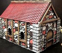 Medieval Cottage (15mm scale)