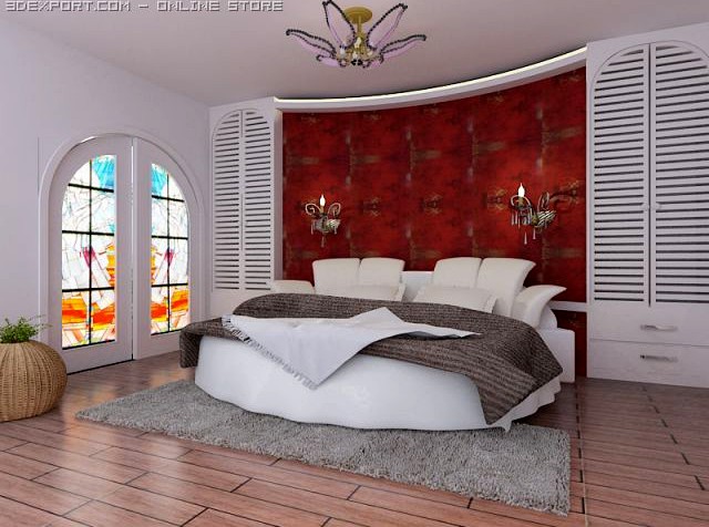 Bedroom008 3D Model