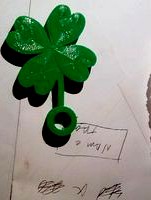 Shamrock for key Chain