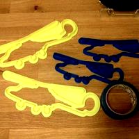 Lynx Helicopter cookie cutters