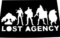 Lost Agency Stencil