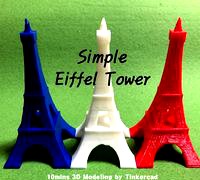 Simple Eiffel Tower - 10mins Modeling