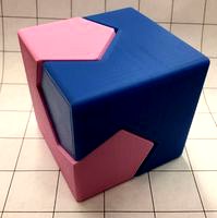 Cube/Sphere Dissection, Kawai Tsugite Style, Cube Joint, Math Puzzle