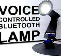 Bluetooth Voice Controlled Moving Lamp