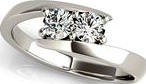 Jewelry 3D CAD Model Womens Engagement Ring
