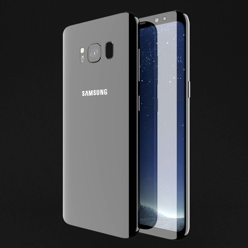 Samsung Galaxy S8 all colors collection high poly