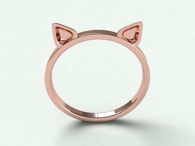 Ringmodel141- Pig Ears  A-A | 3D