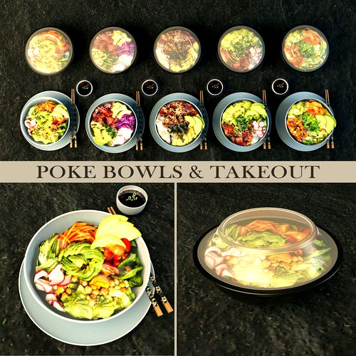 Poke bowl take out