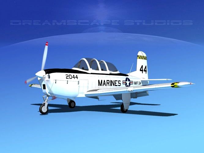 Beechcraft T-34 Mentor V17 USMC