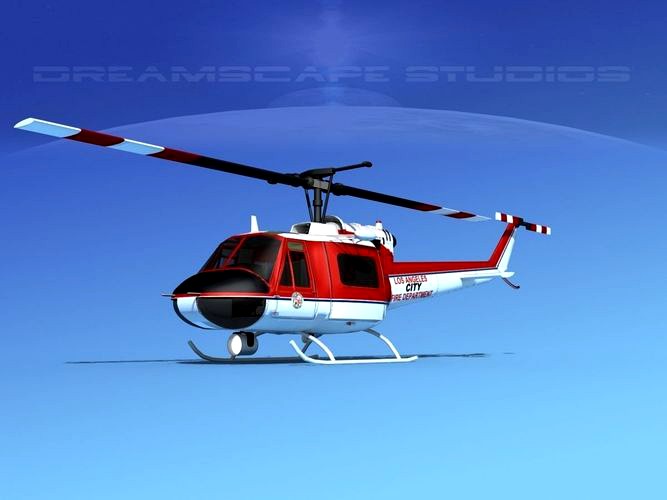 Bell 204 Los Angeles FD